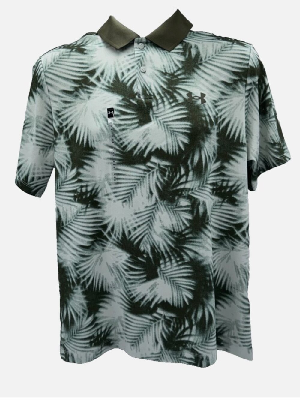 Under Armour Men’s Performance 3.0 Golf Polo - Hydro Green - Picture 3 of 3